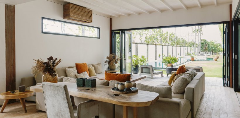 Villa The Beach Villa Cemagi, Living room area